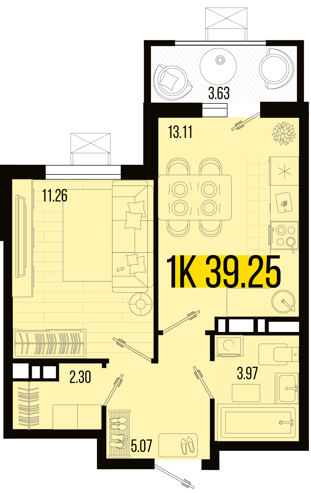 1-к, 37.44 м² · Цветной бульвар