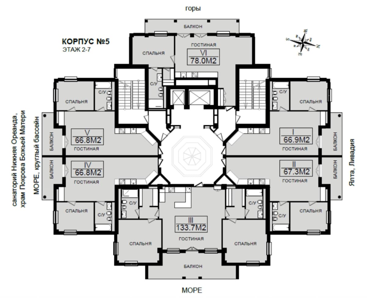 2-к, 66.8 м² · Дипломат