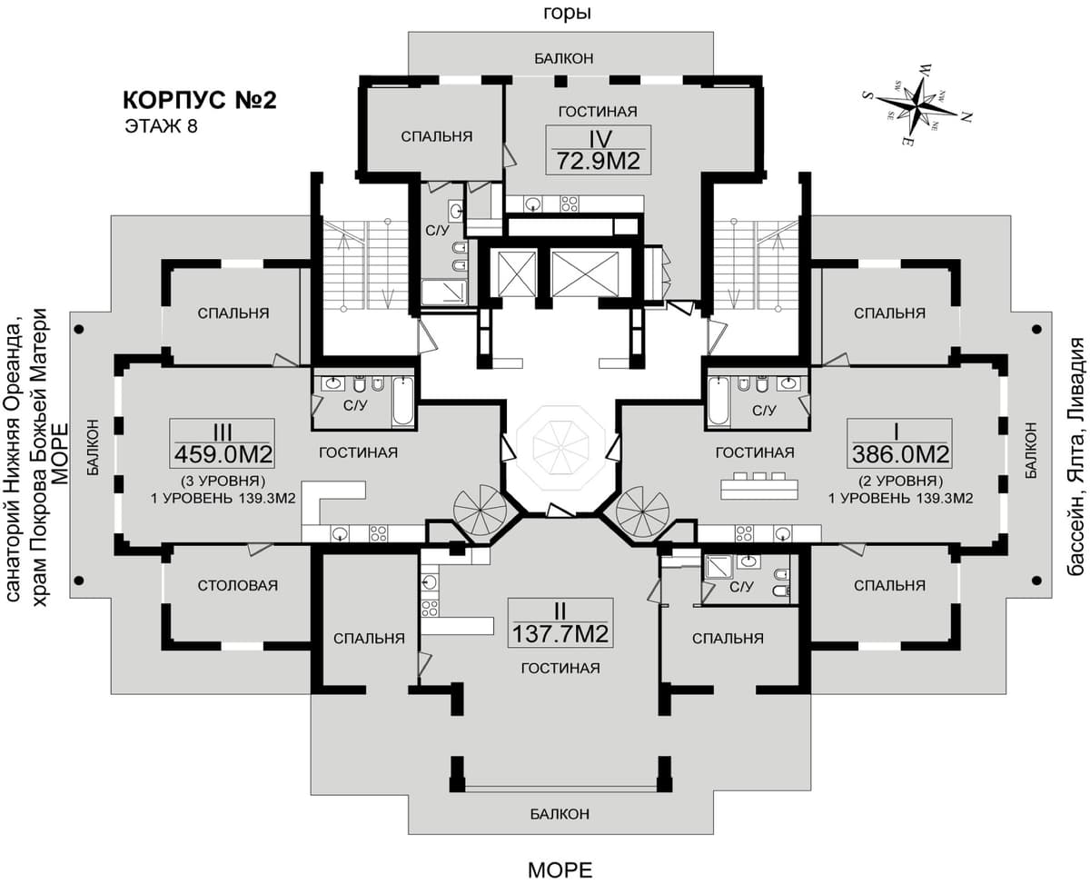 4-к, 386.4 м² · Дипломат